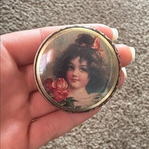 Vintage pill, trinket, stash box